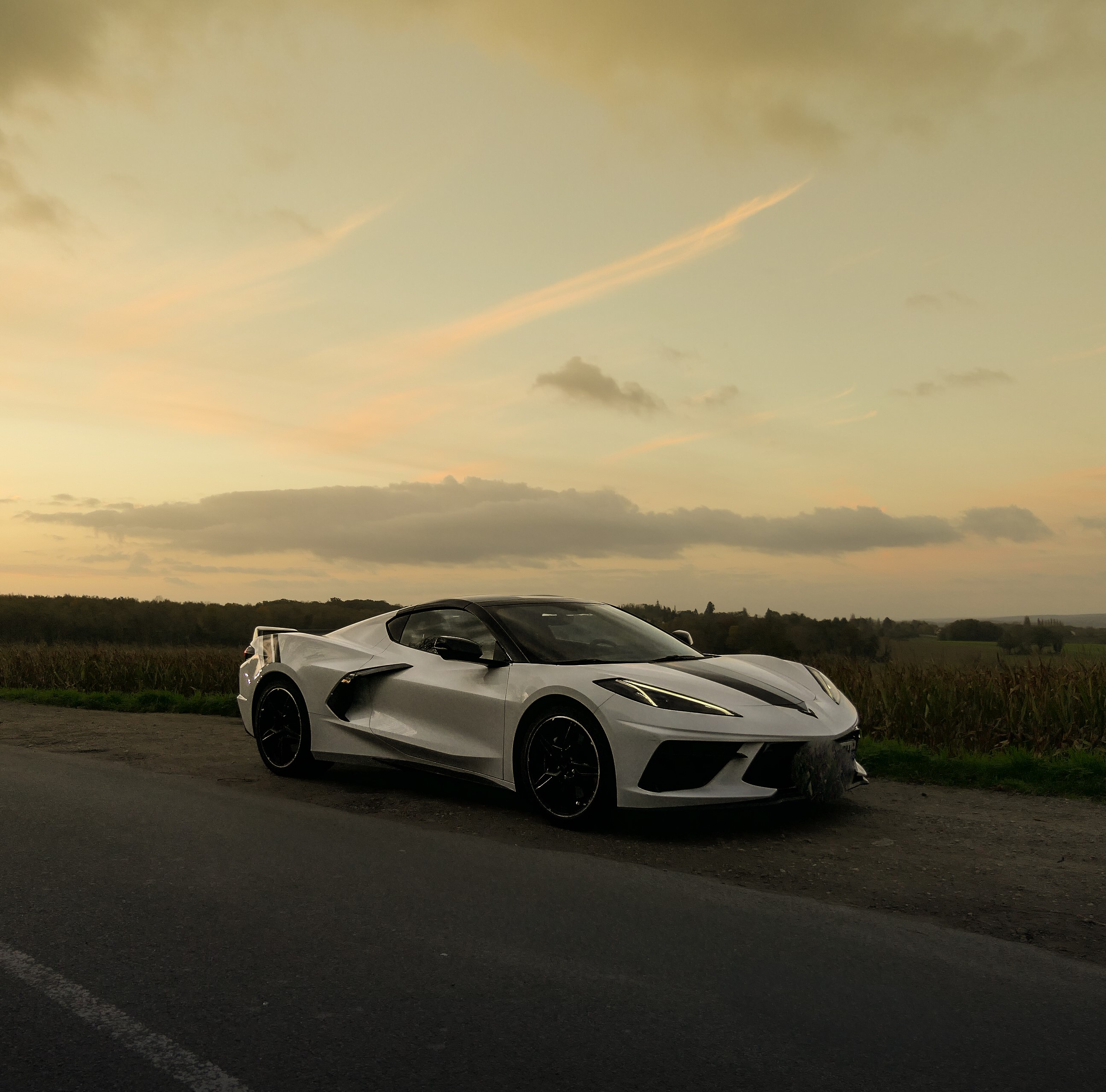 Photo d'une chevrolet Corvette C8 STINGRAY